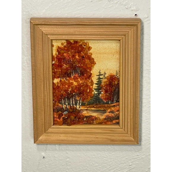 Set of 3 Baltic Amber Art - Picture 4 of 5